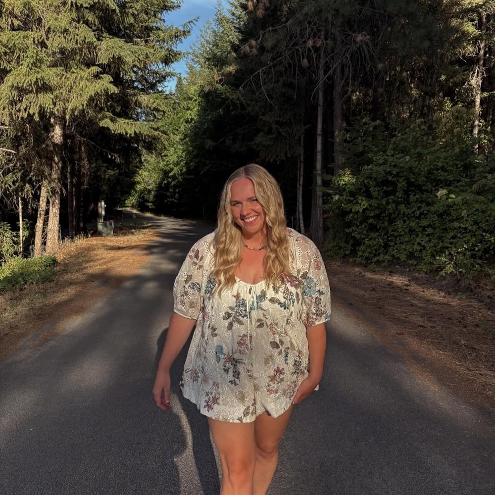 Floral Lace Romper